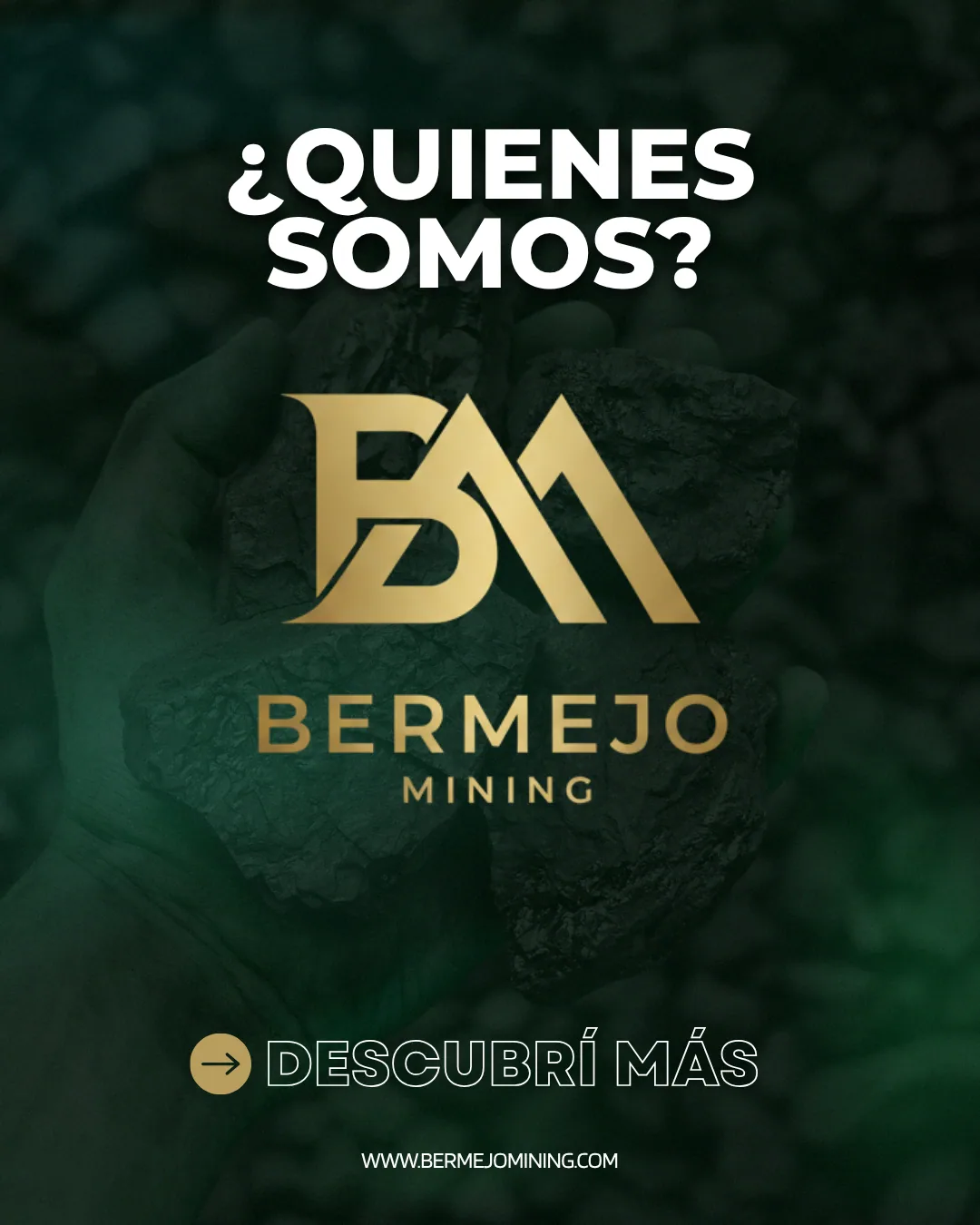 Presentación de identidad visual de Bermejo Mining